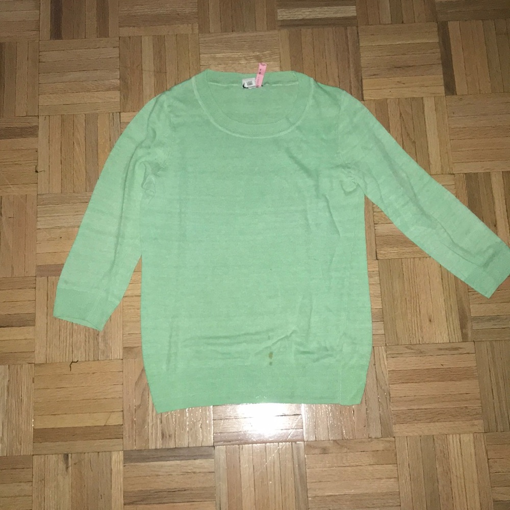 Green jcrew sweater